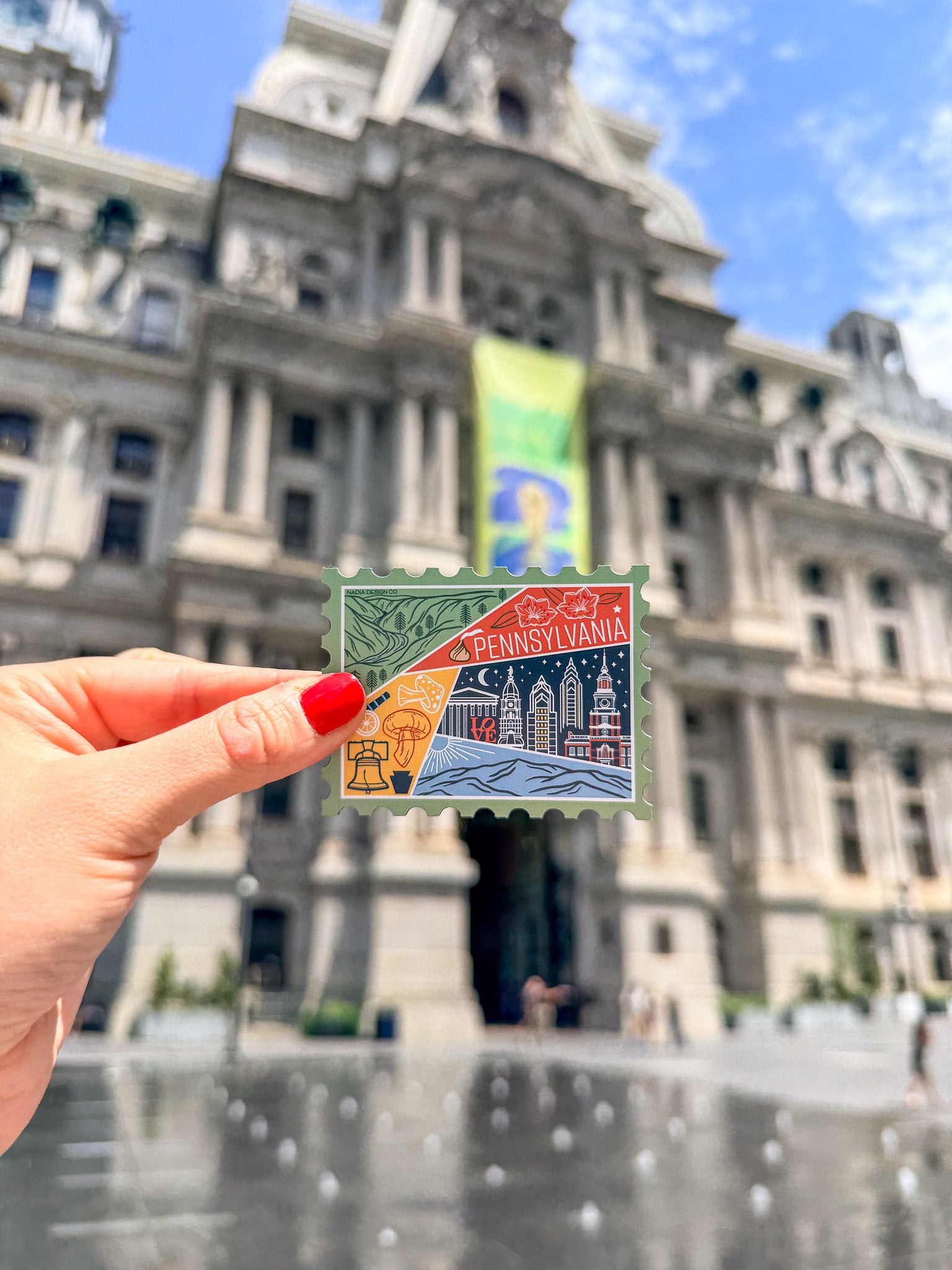 Pennsylvania Stamp Magnet