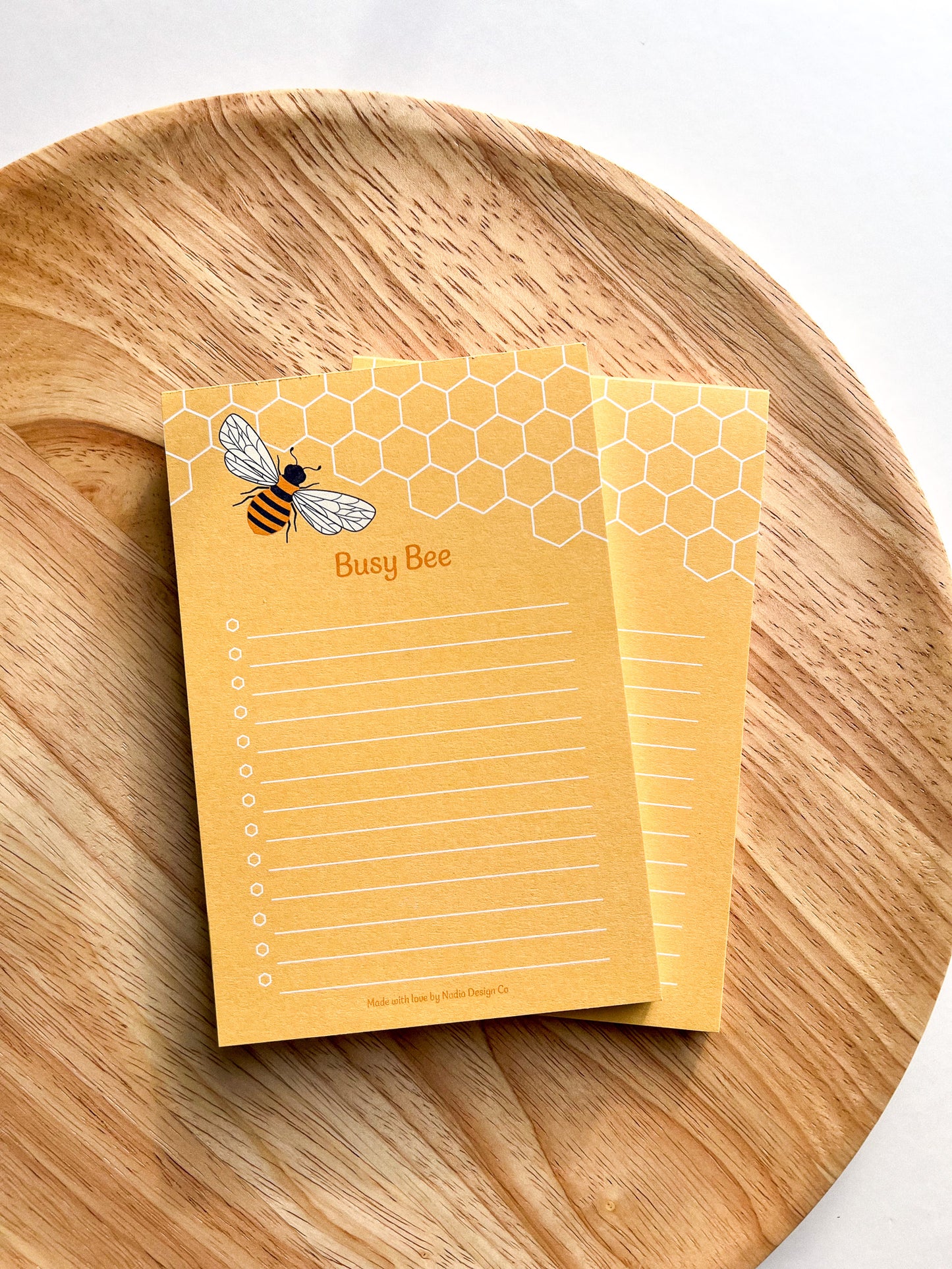 Busy Bee Notepad