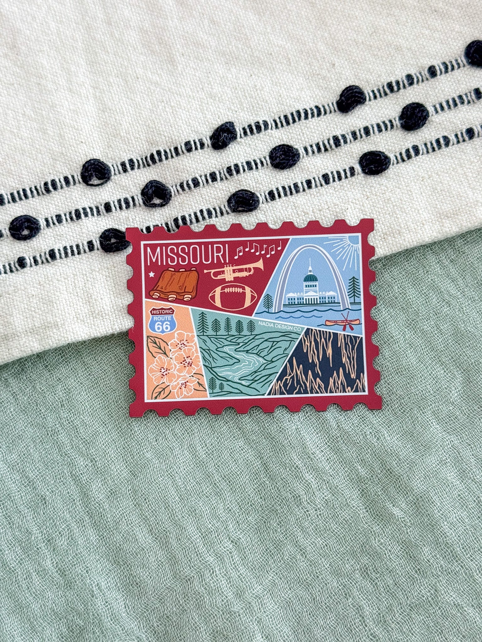 Missouri Stamp Magnet