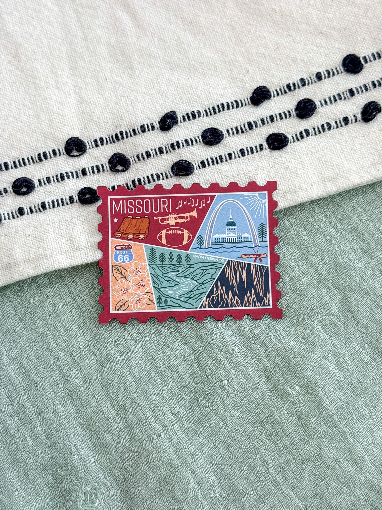 Missouri Stamp Magnet