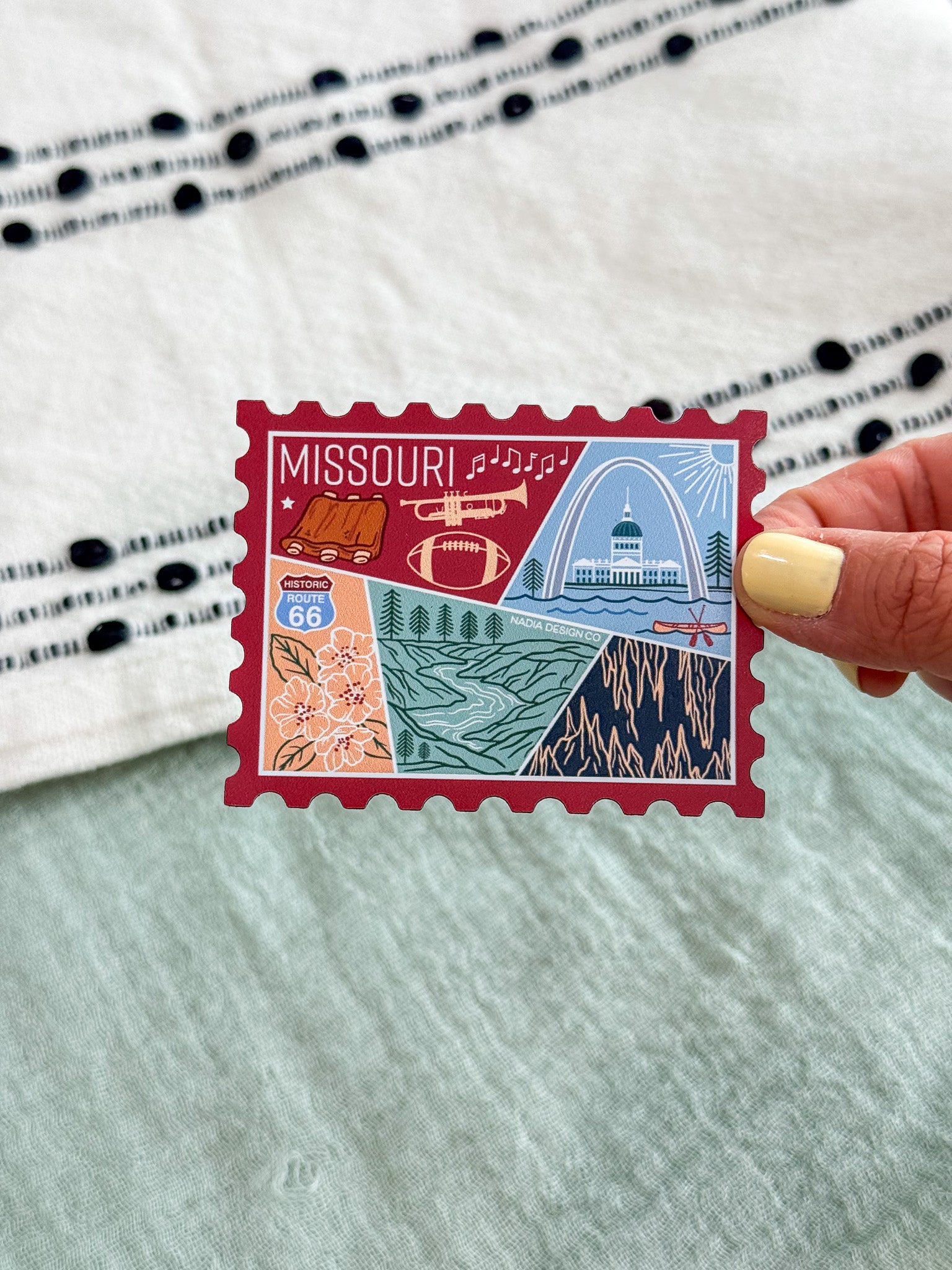 Missouri Stamp Magnet