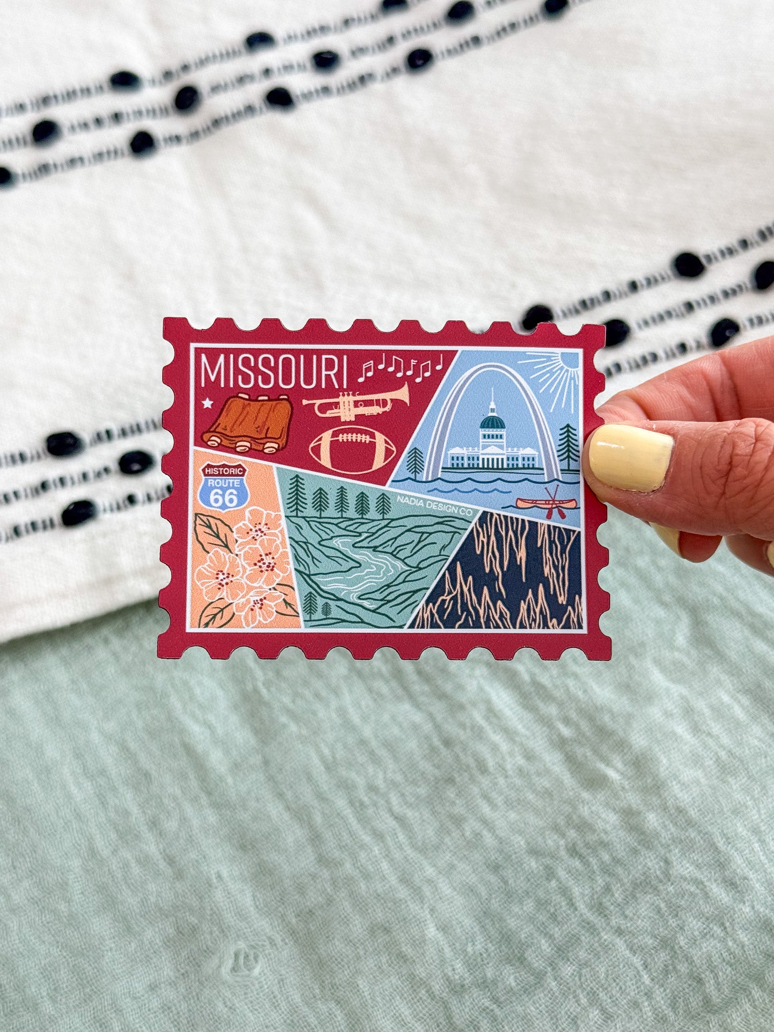 Missouri Stamp Magnet