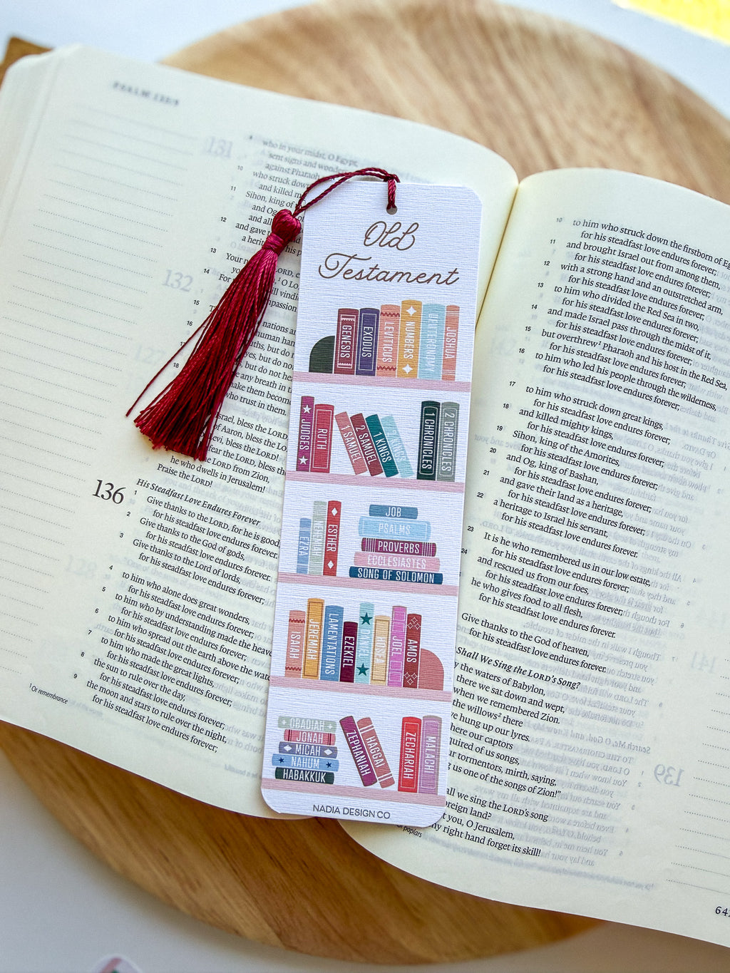 Books of the Bible Bookmark