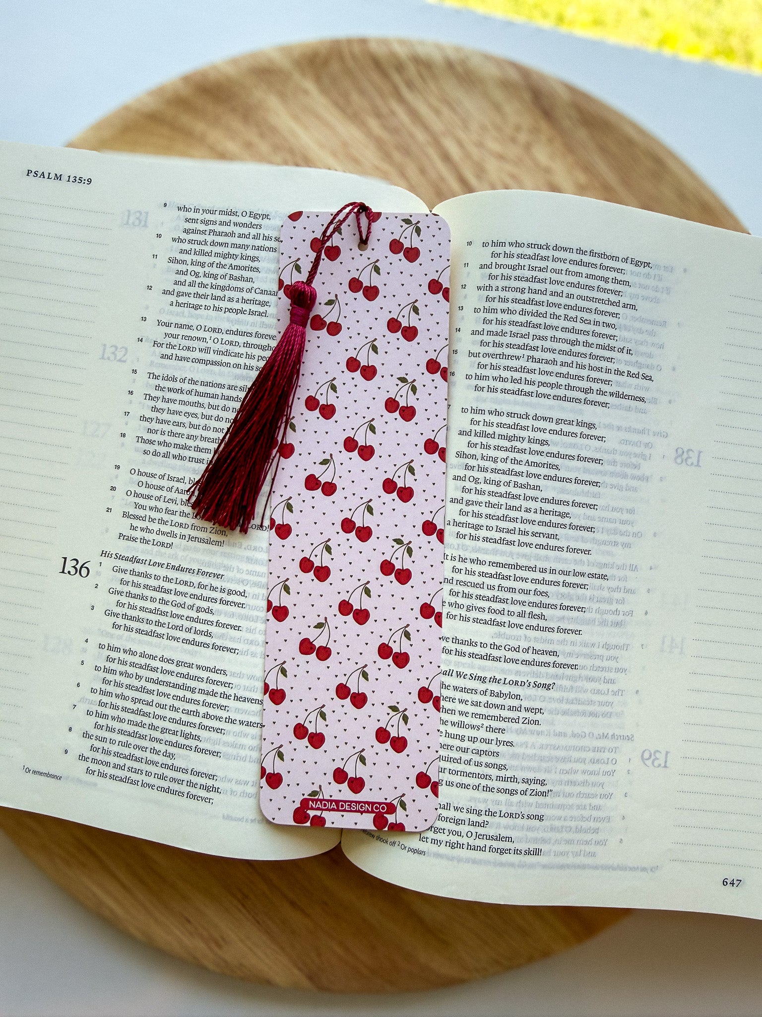 Cherry Bookmark