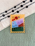 Wisconsin Acrylic Stamp Magnet