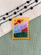Wisconsin Acrylic Stamp Magnet