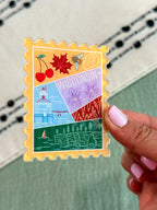 Wisconsin Acrylic Stamp Magnet