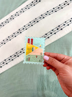 California Acrylic Stamp Magnet