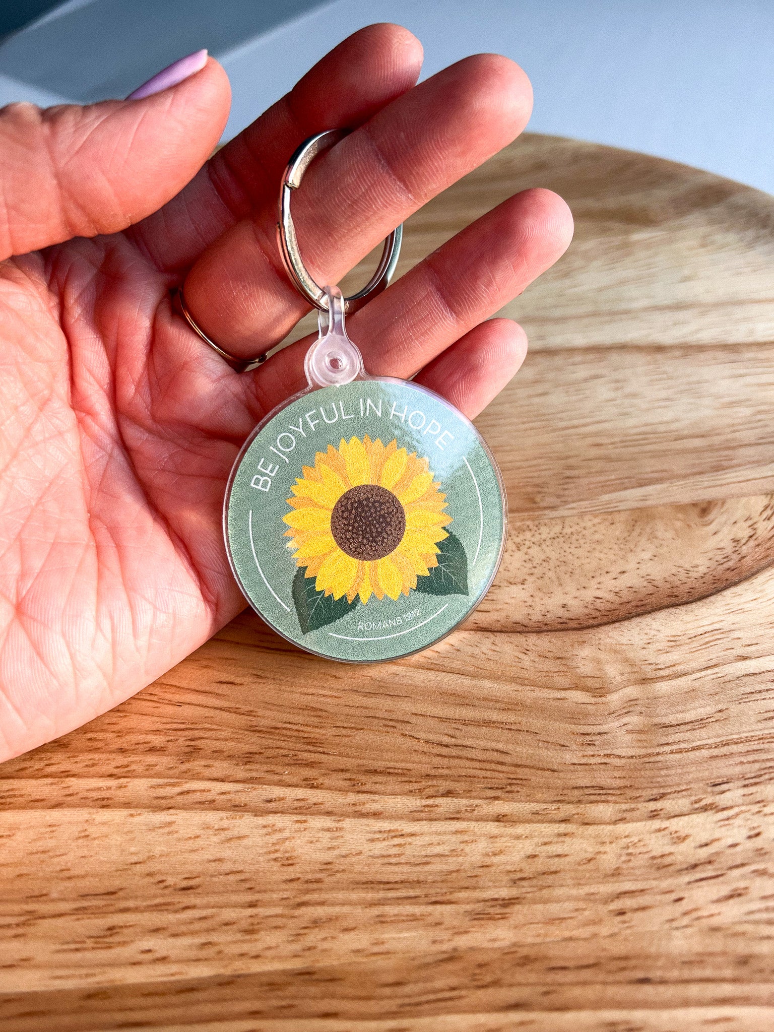 Sunflower Keychain