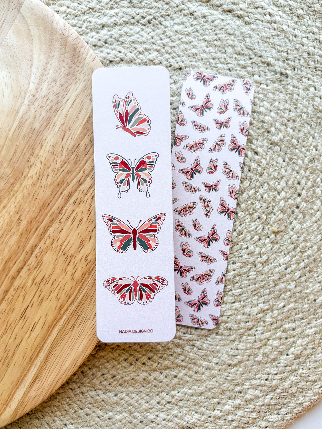 Butterfly Bookmark (Warm Tones)