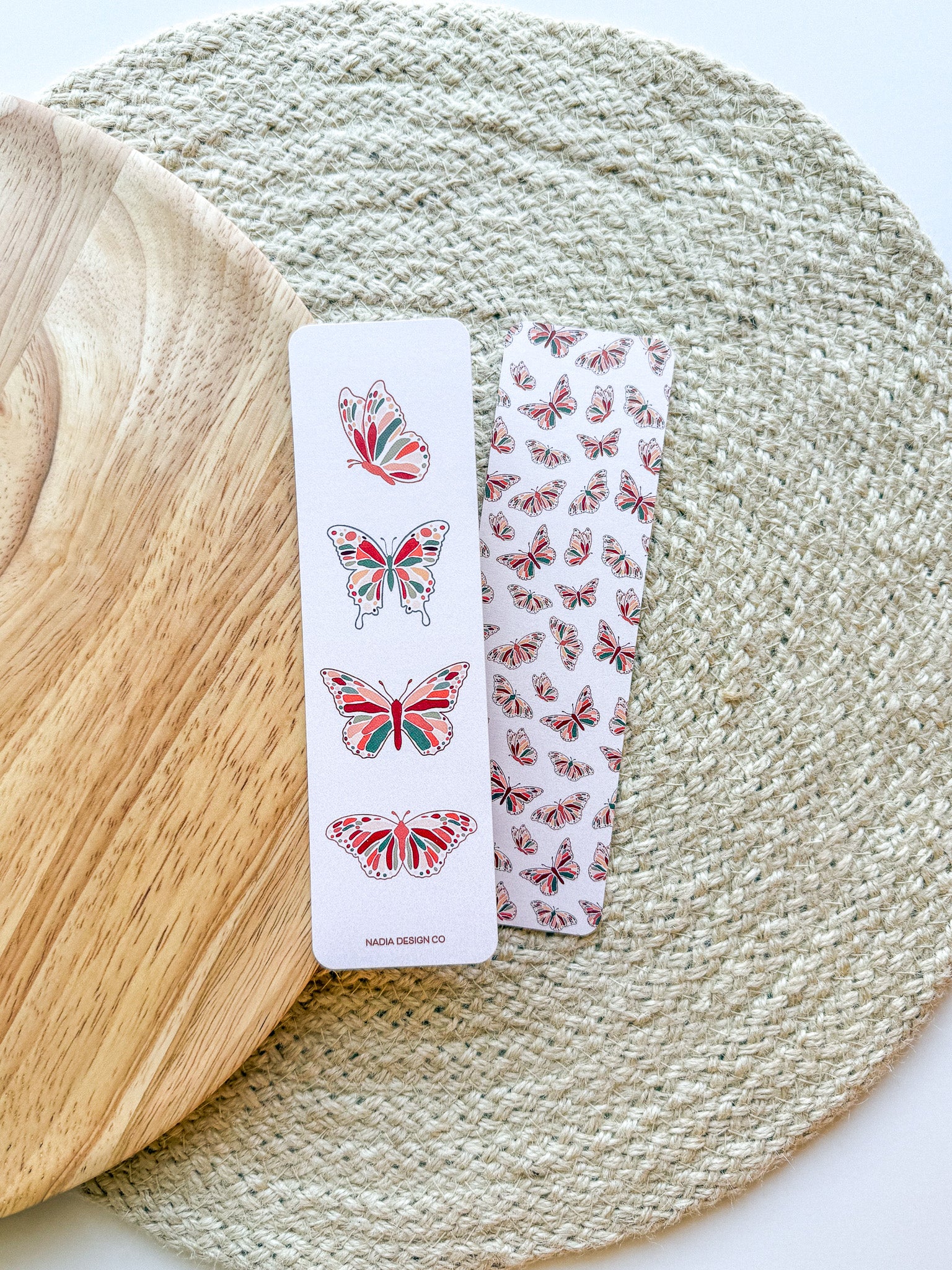 Butterfly Bookmark (Warm Tones)