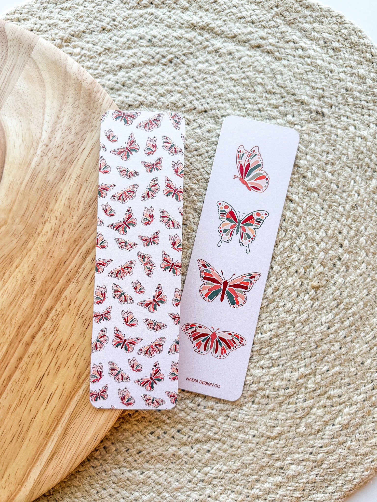 Butterfly Bookmark (Warm Tones)