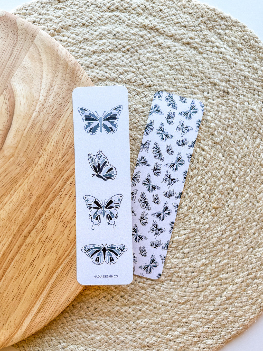 Blue Butterfly Bookmark
