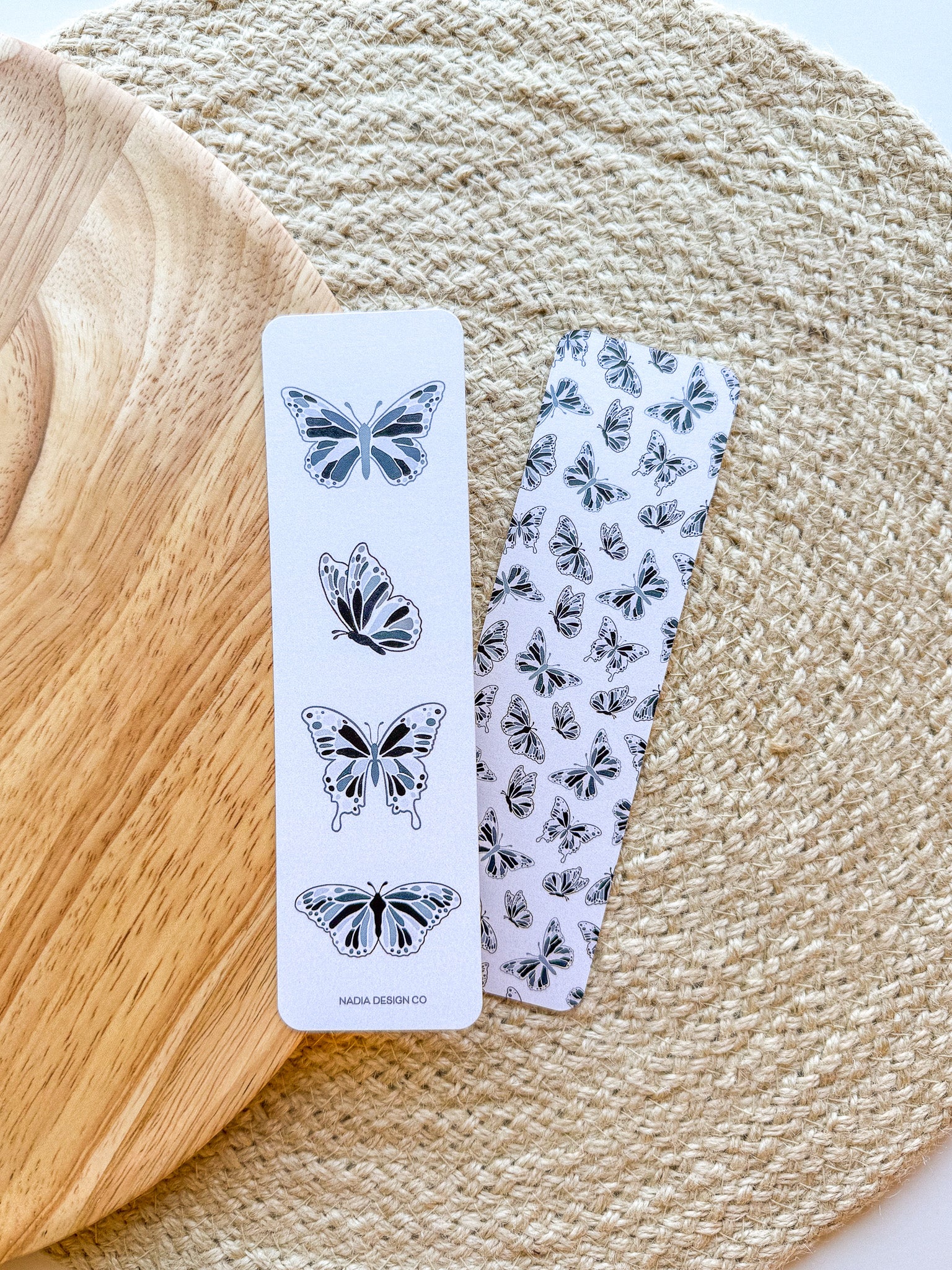 Blue Butterfly Bookmark