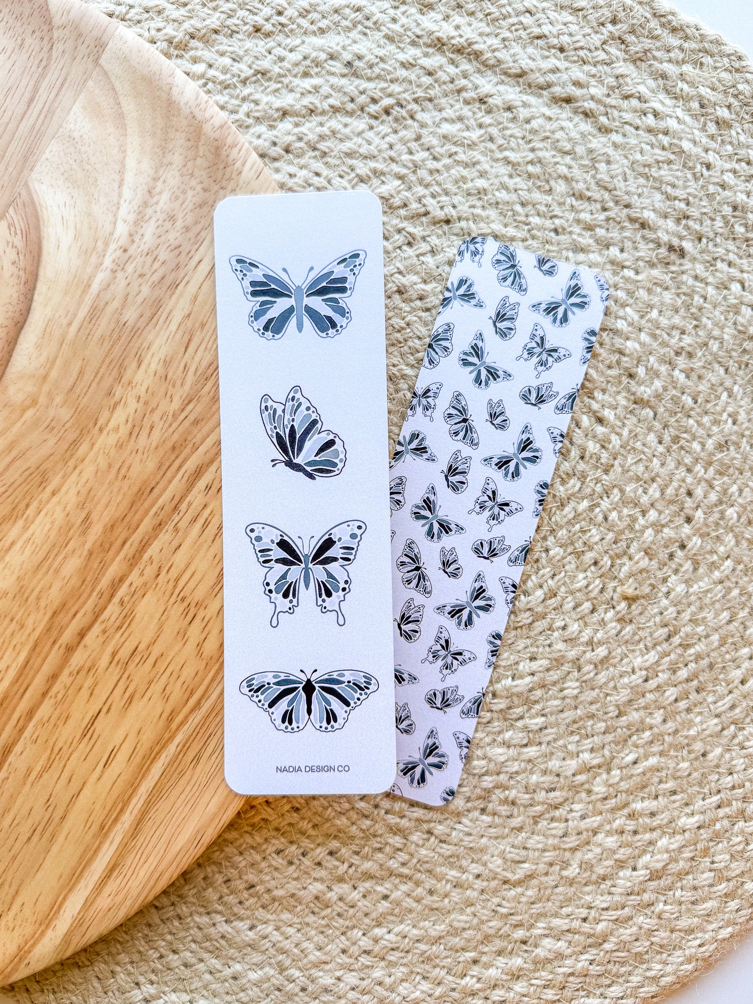 Blue Butterfly Bookmark