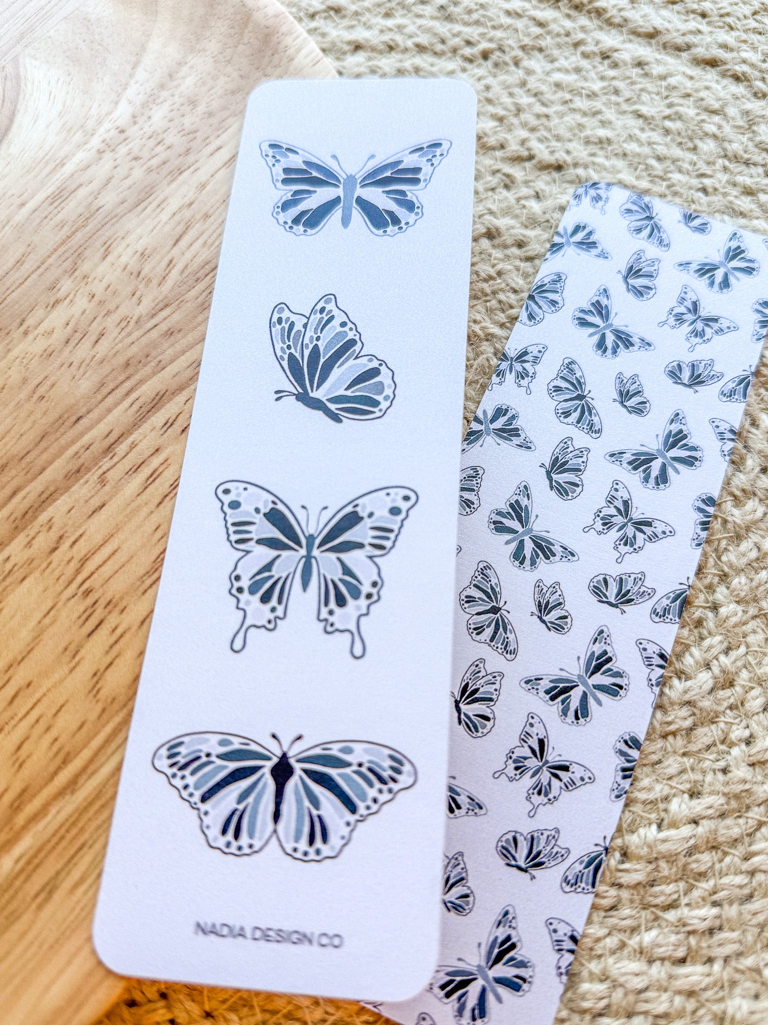 Blue Butterfly Bookmark