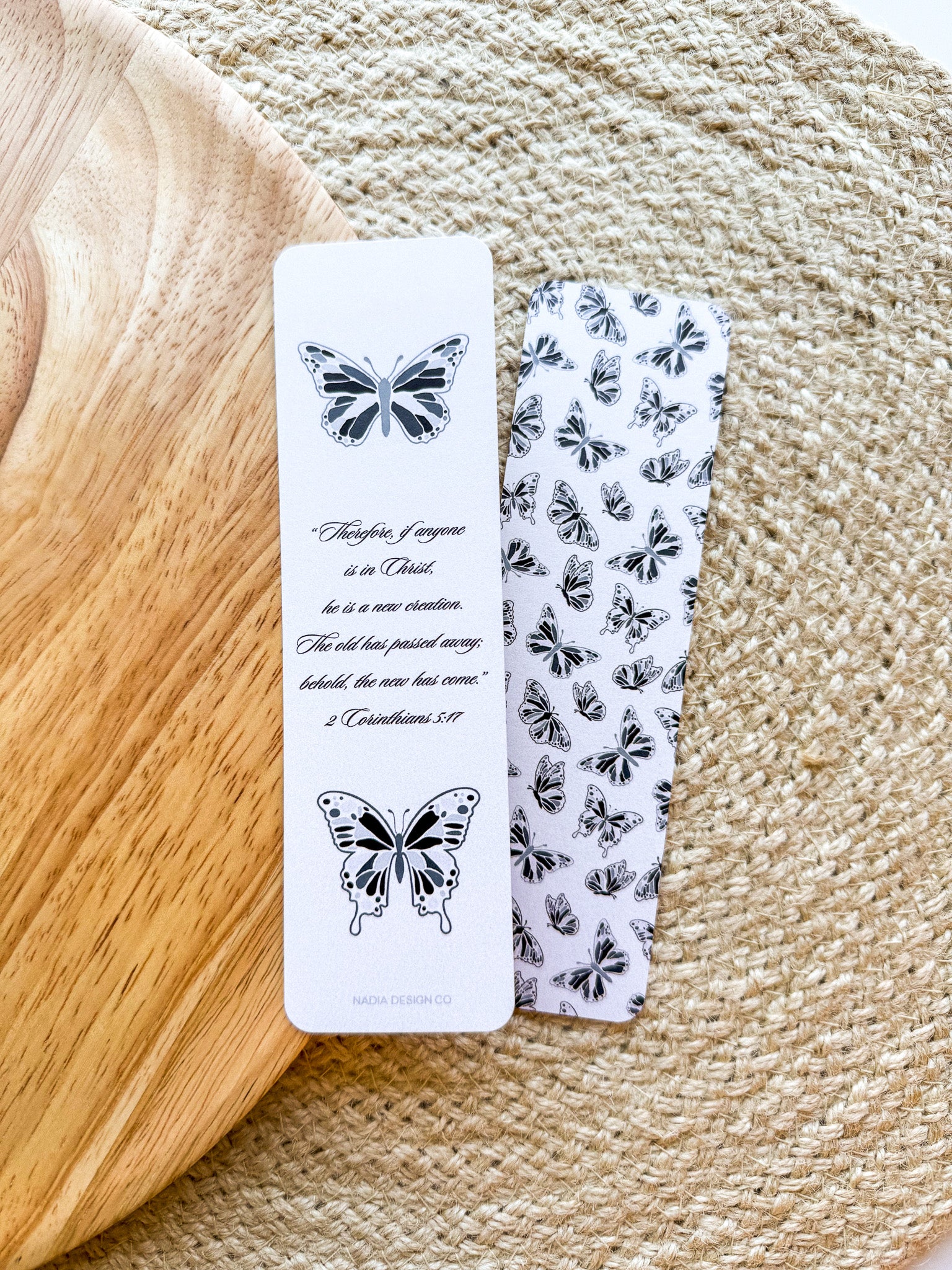 2 Corinthians 5:17 Butterfly Bookmark