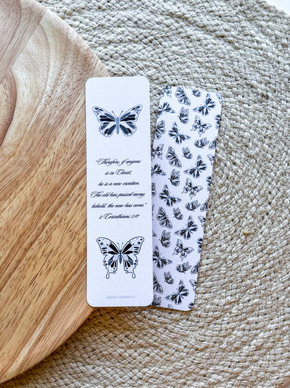 2 Corinthians 5:17 Butterfly Bookmark