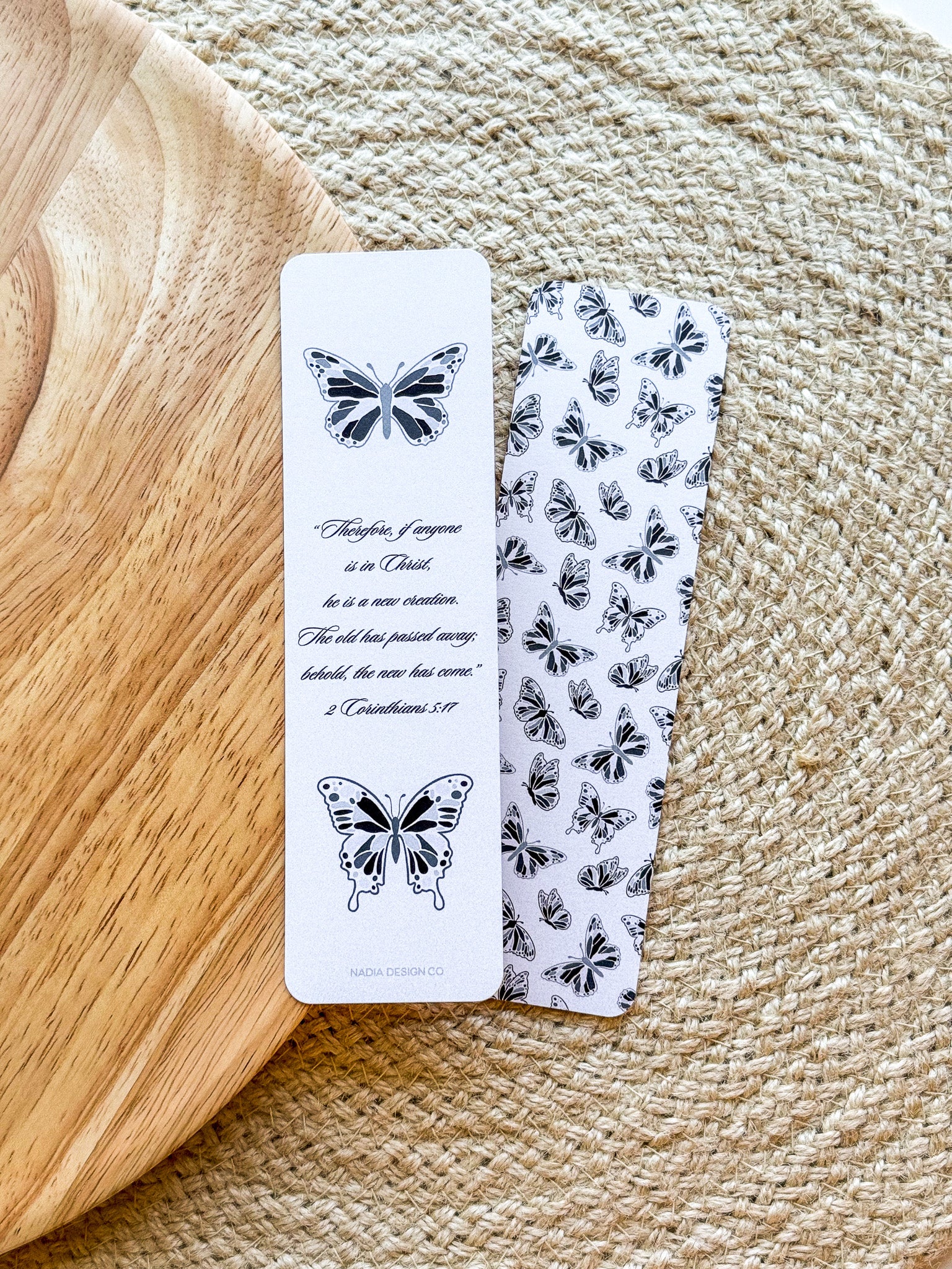 2 Corinthians 5:17 Butterfly Bookmark