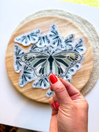 Blue Butterfly Sticker
