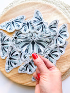 Blue Butterfly Sticker
