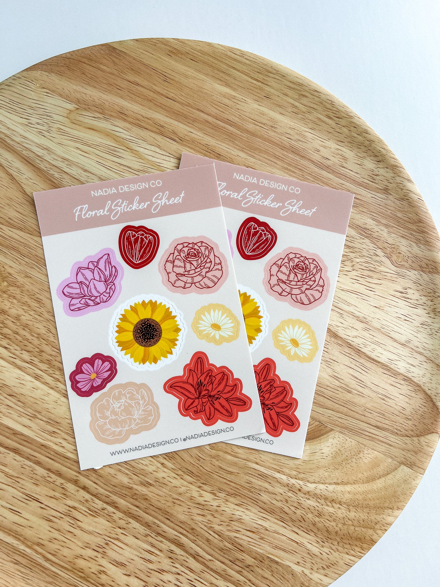Floral Sticker Sheet