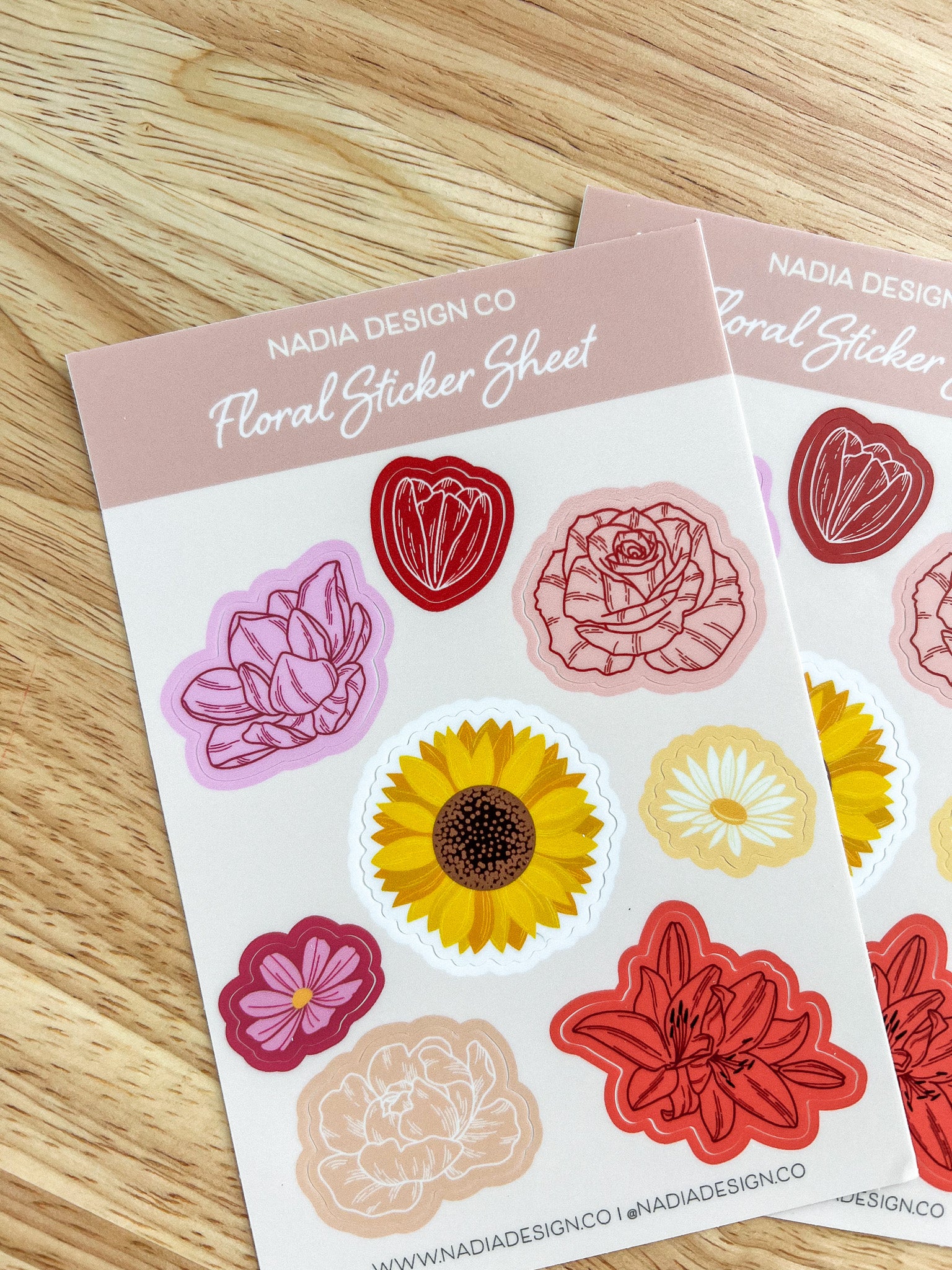 Floral Sticker Sheet