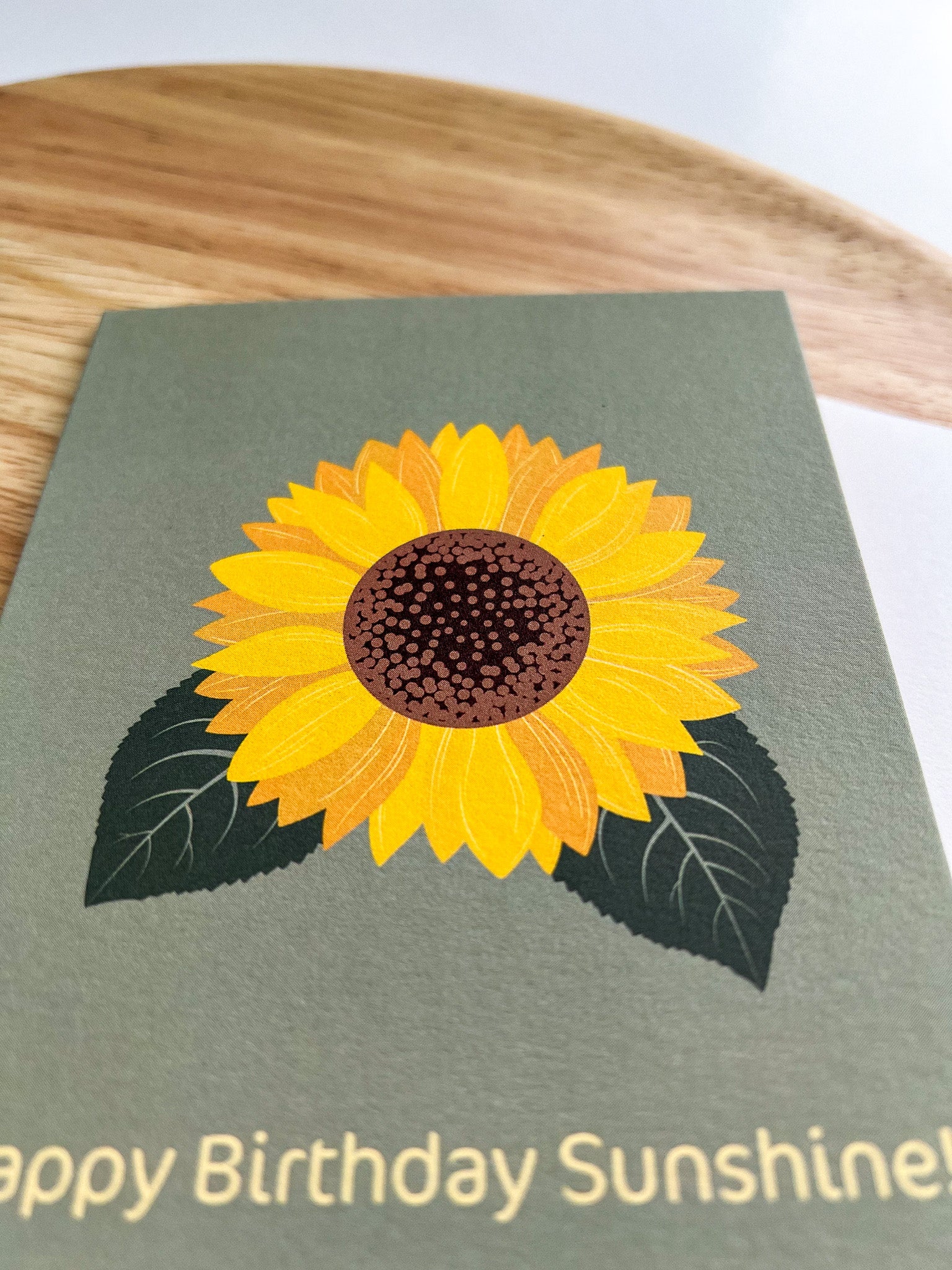 Happy Birthday Sunshine Card