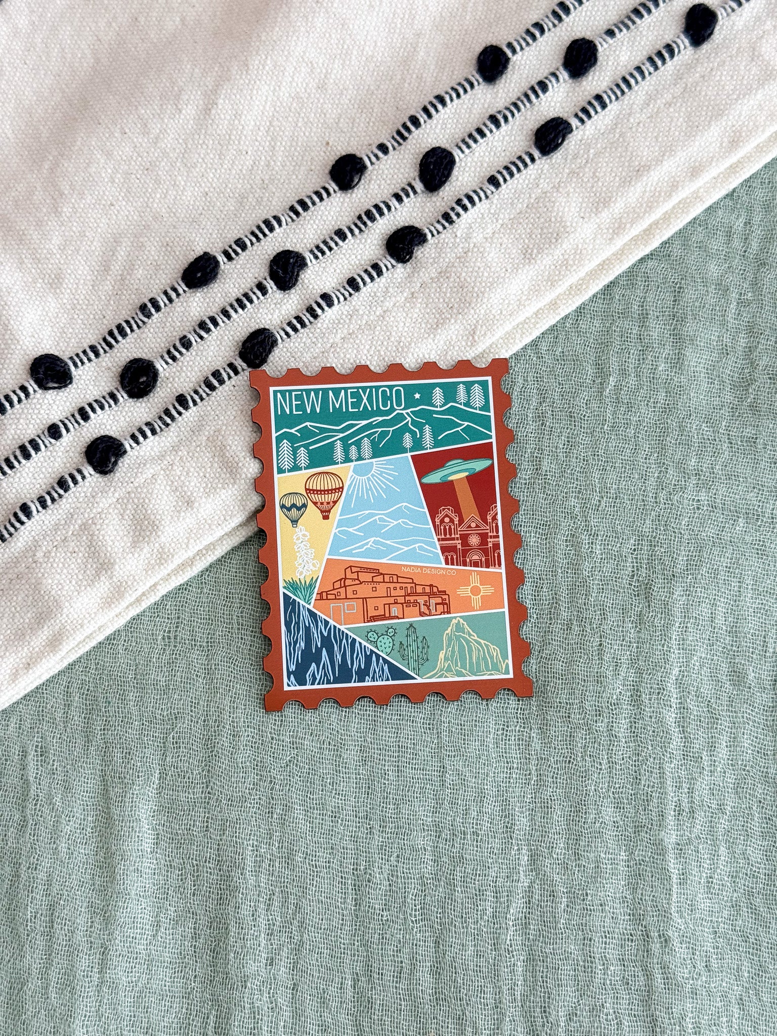 New Mexico Stamp Magnet