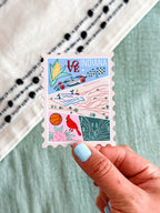 Indiana Stamp Magnet
