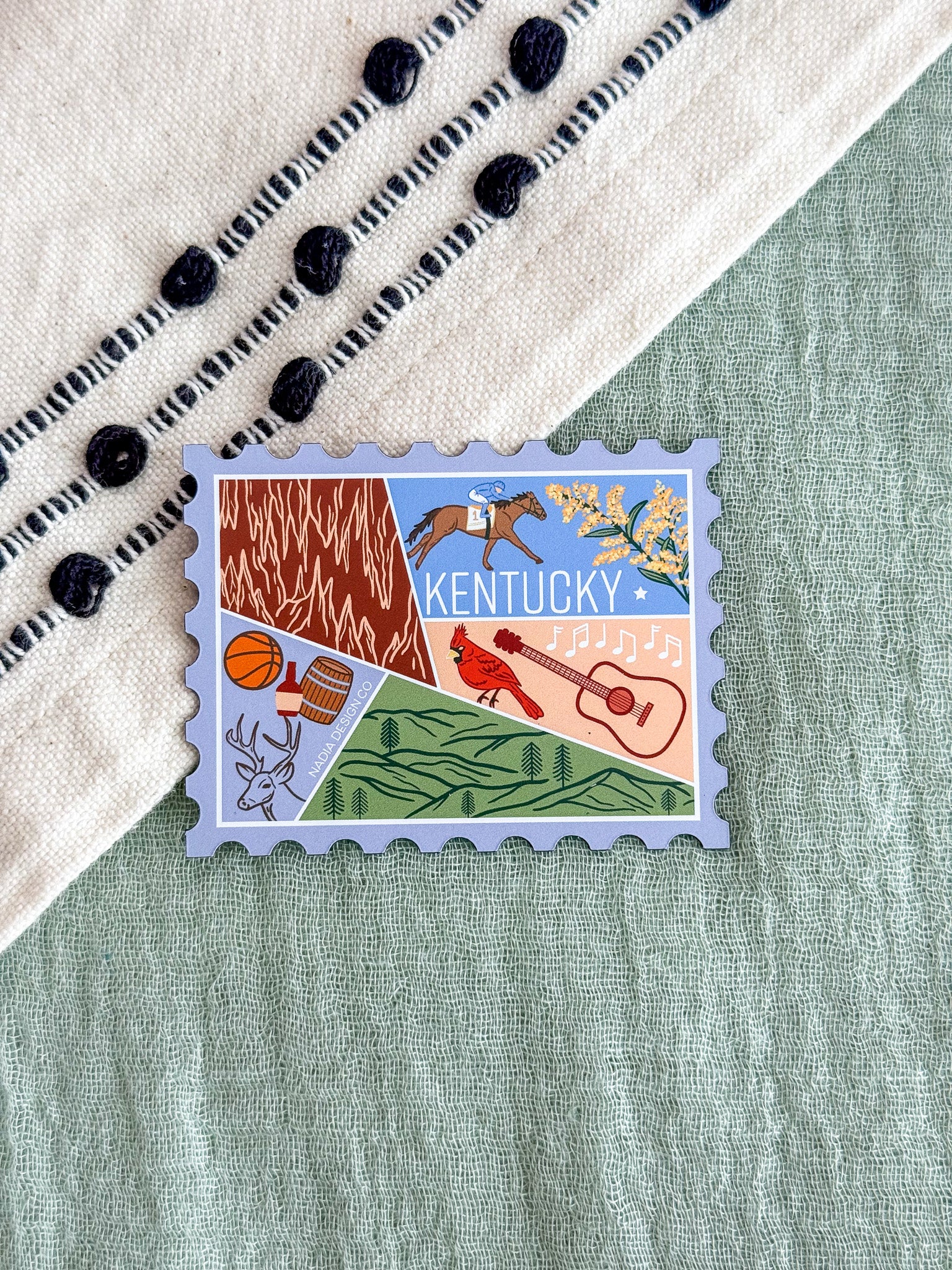 Kentucky Stamp Magnet