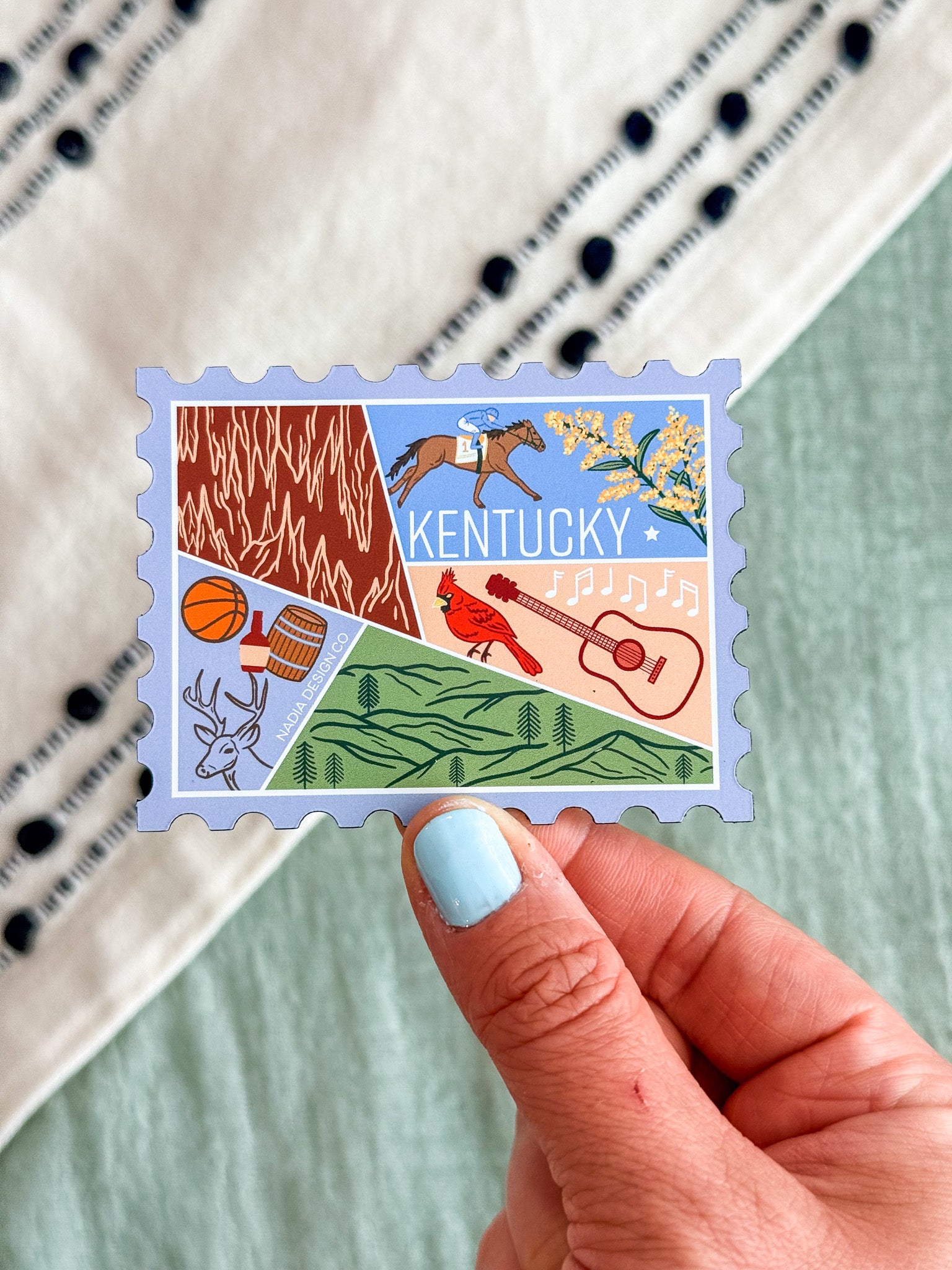 Kentucky Stamp Magnet