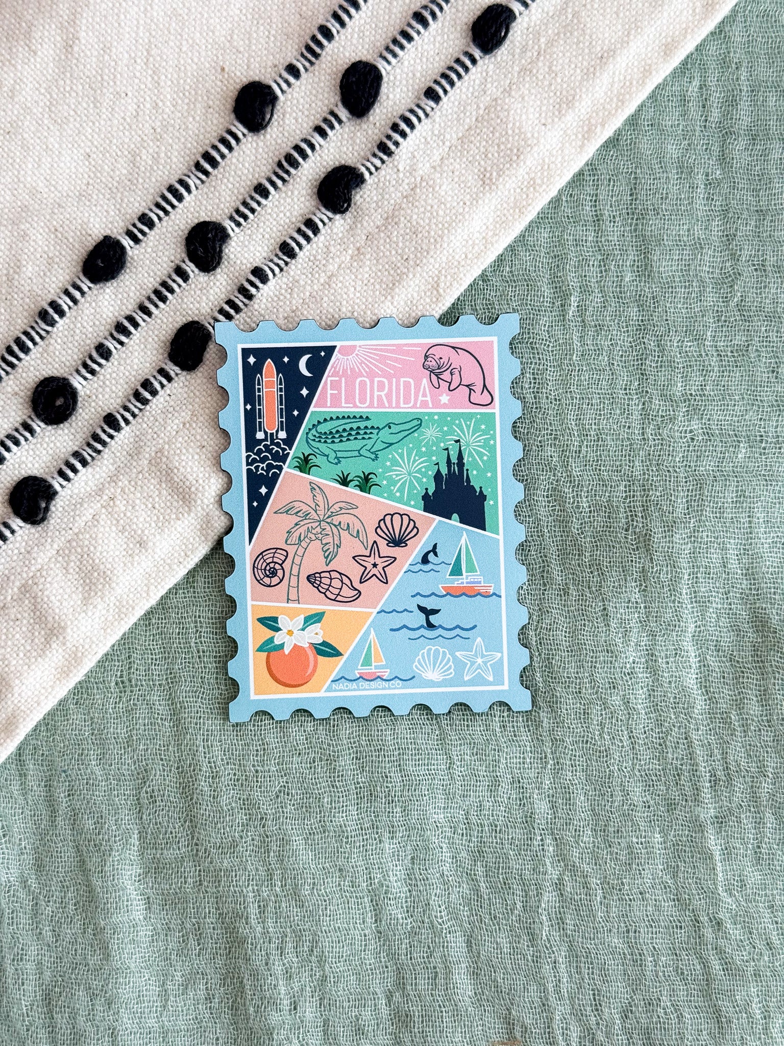 Florida Stamp Magnet