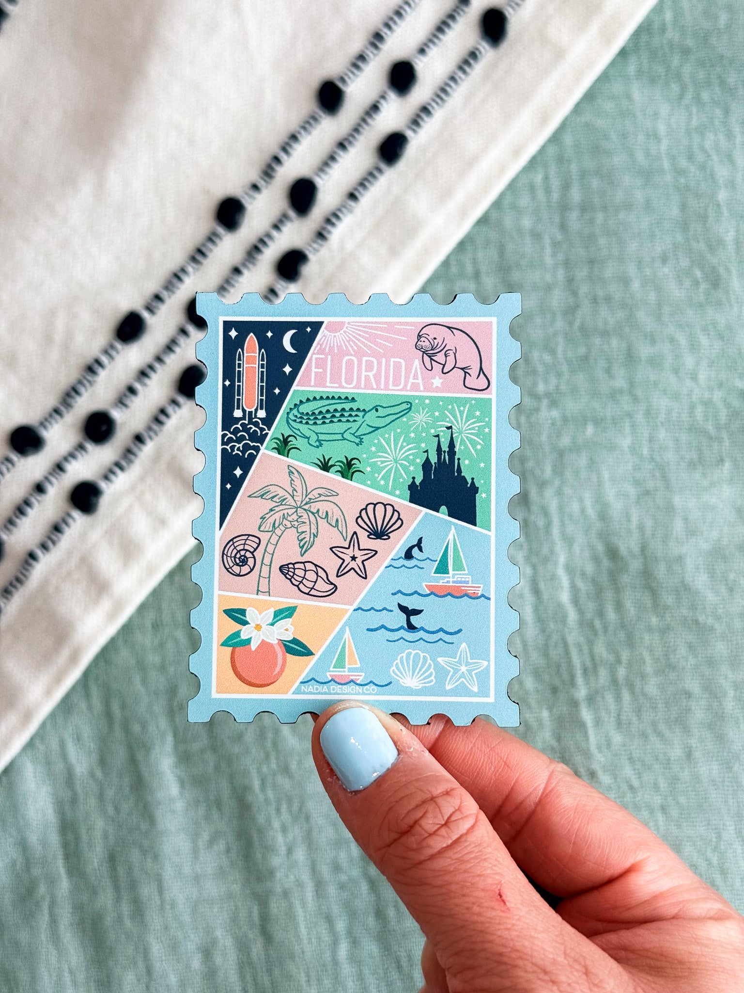 Florida Stamp Magnet