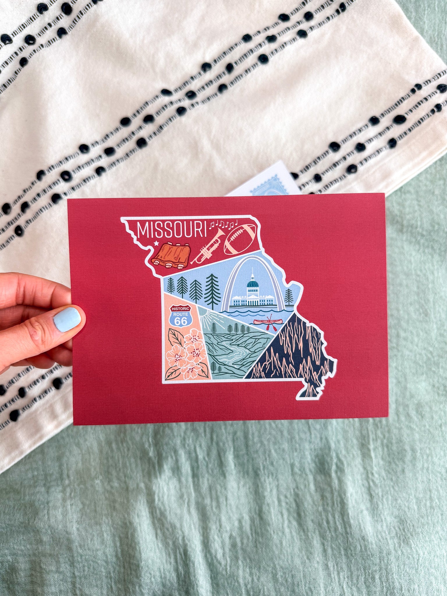 Missouri  Postcard