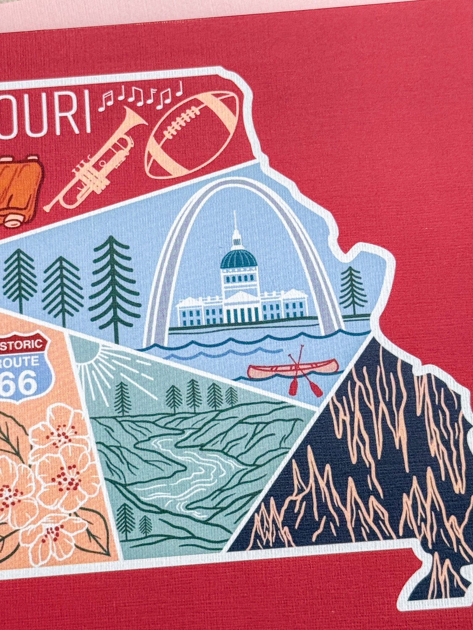 Missouri  Postcard