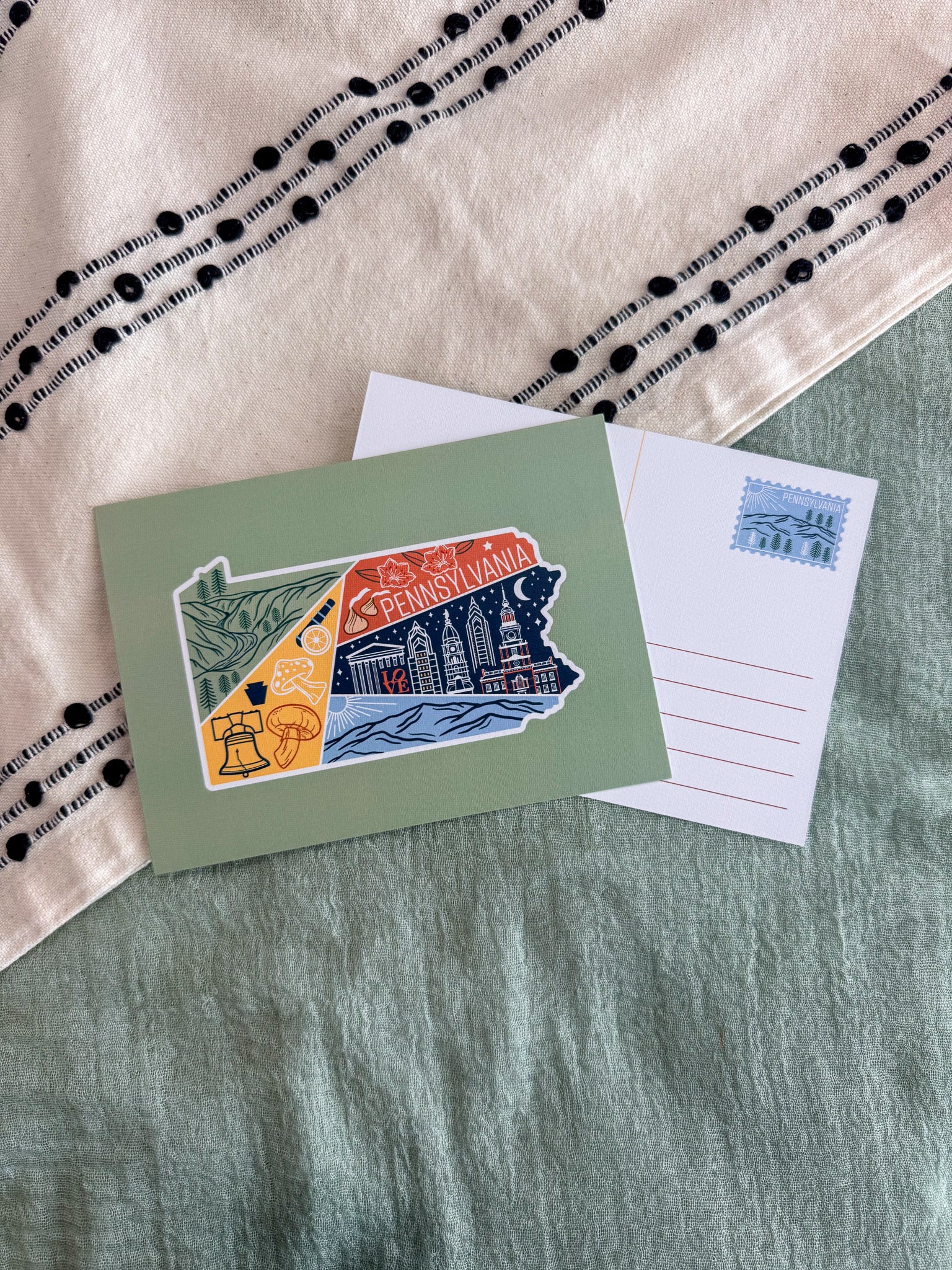 Pennsylvania State Postcard