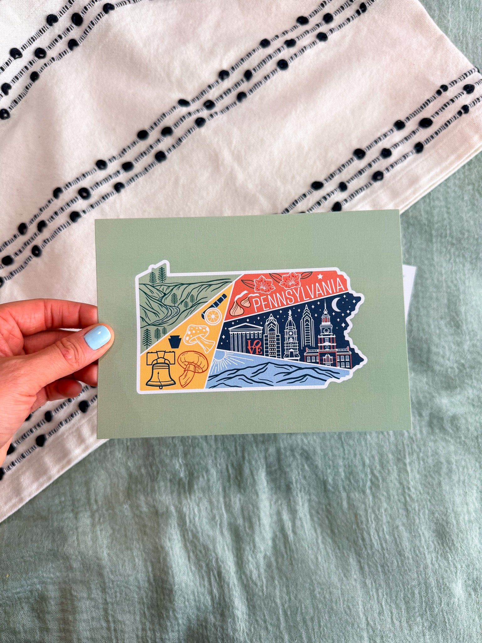 Pennsylvania State Postcard