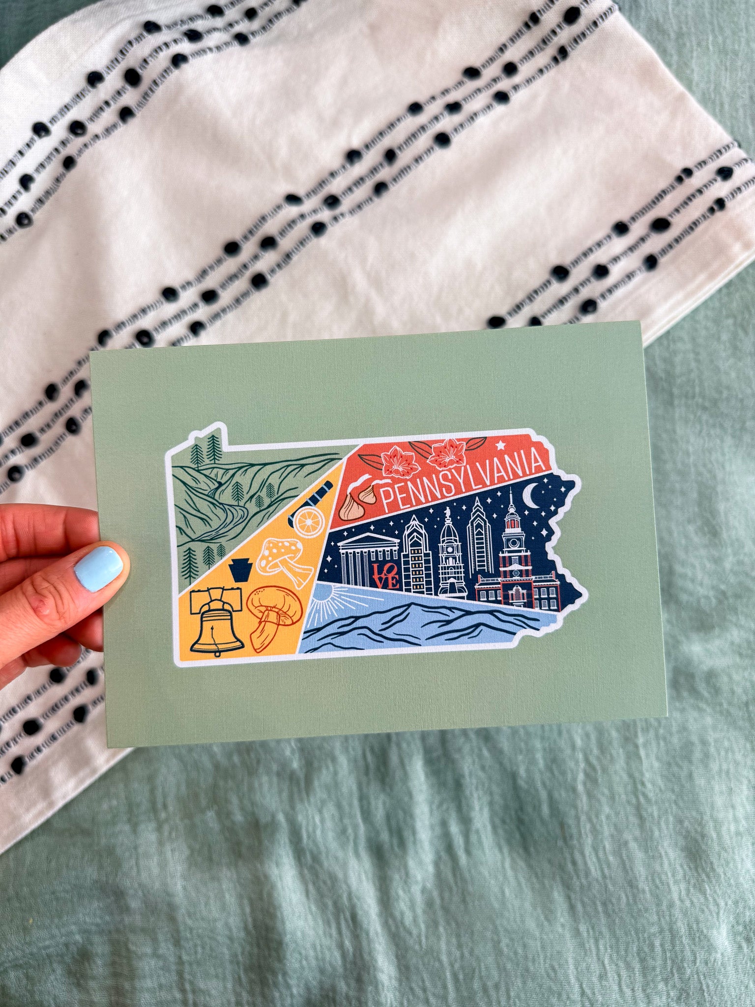 Pennsylvania State Postcard