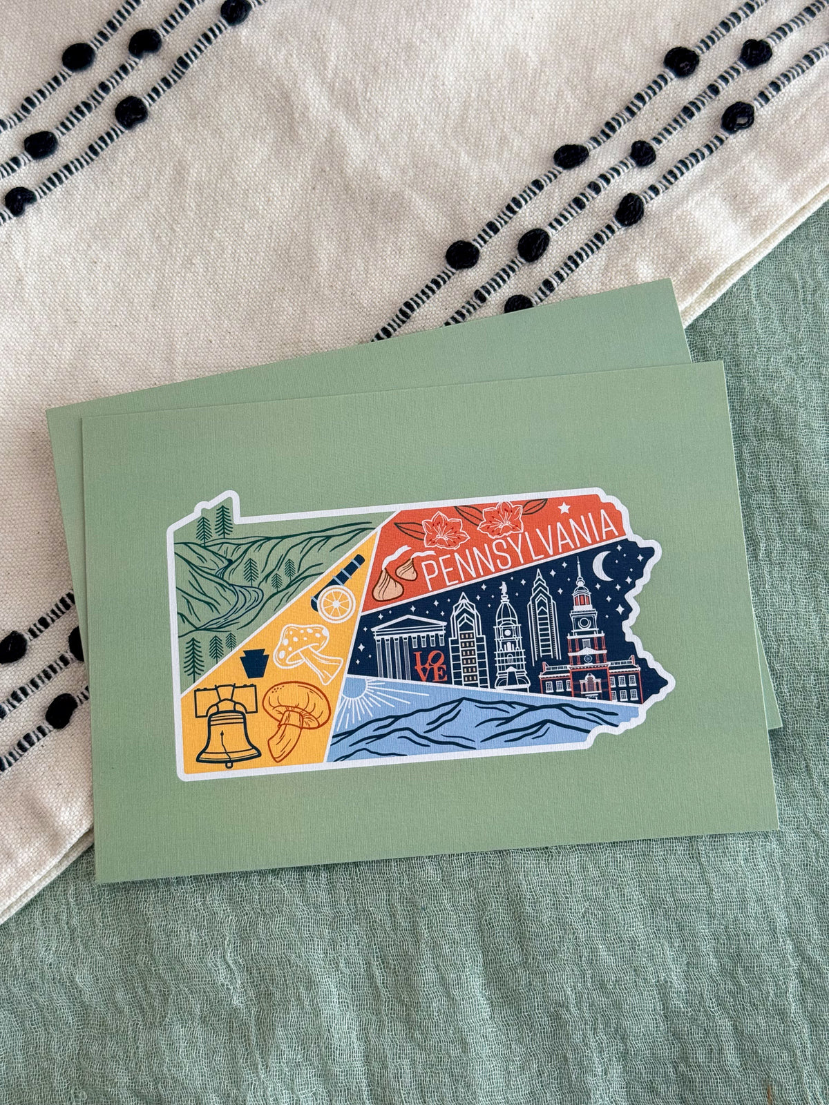 Pennsylvania State Postcard