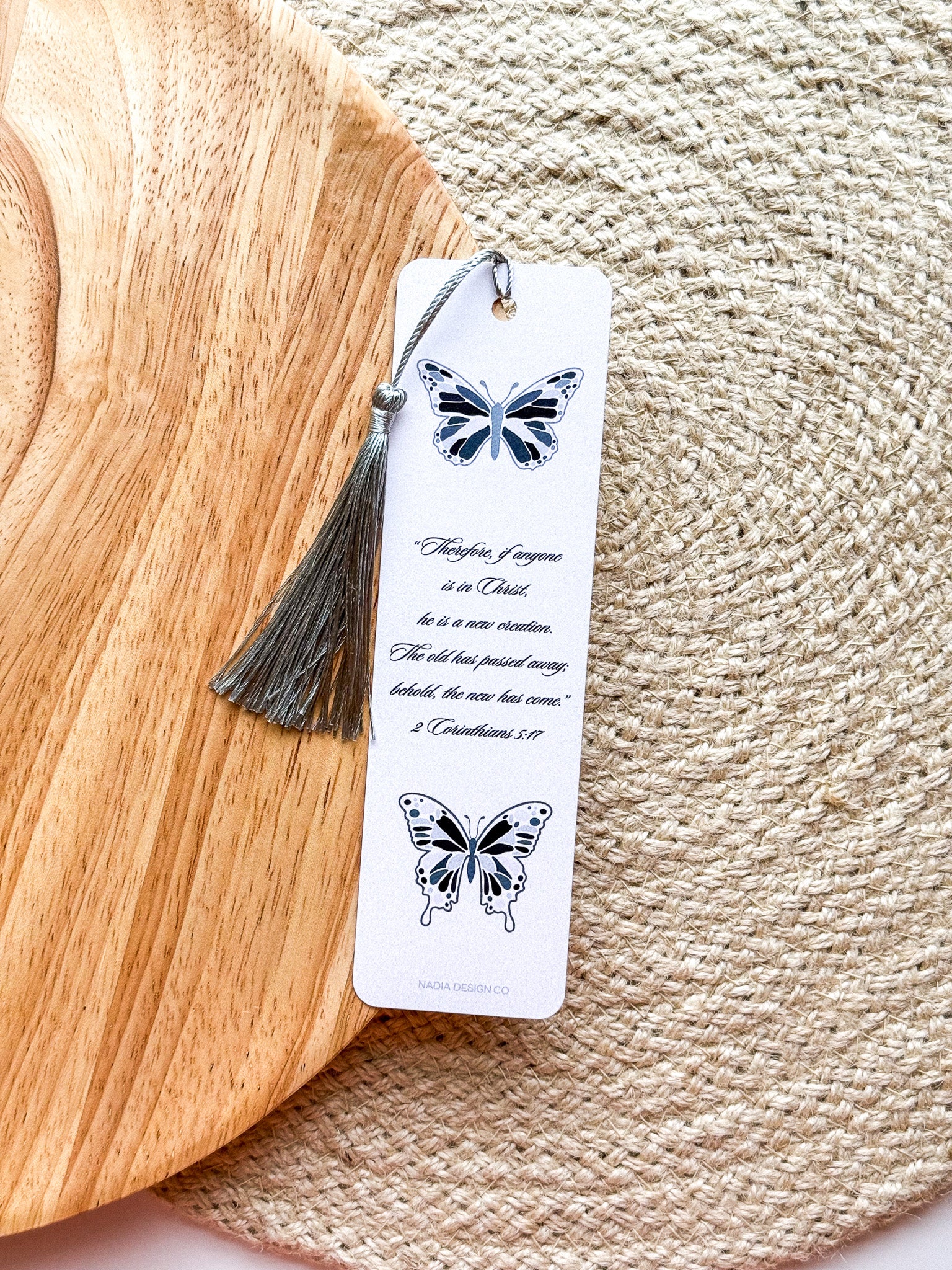 2 Corinthians 5:17 Butterfly Bookmark