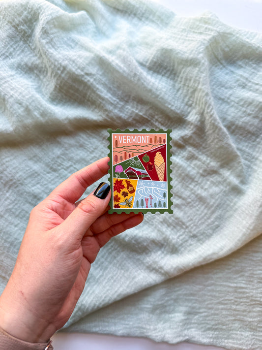 Vermont Stamp Magnet