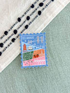 Delaware Stamp Sticker