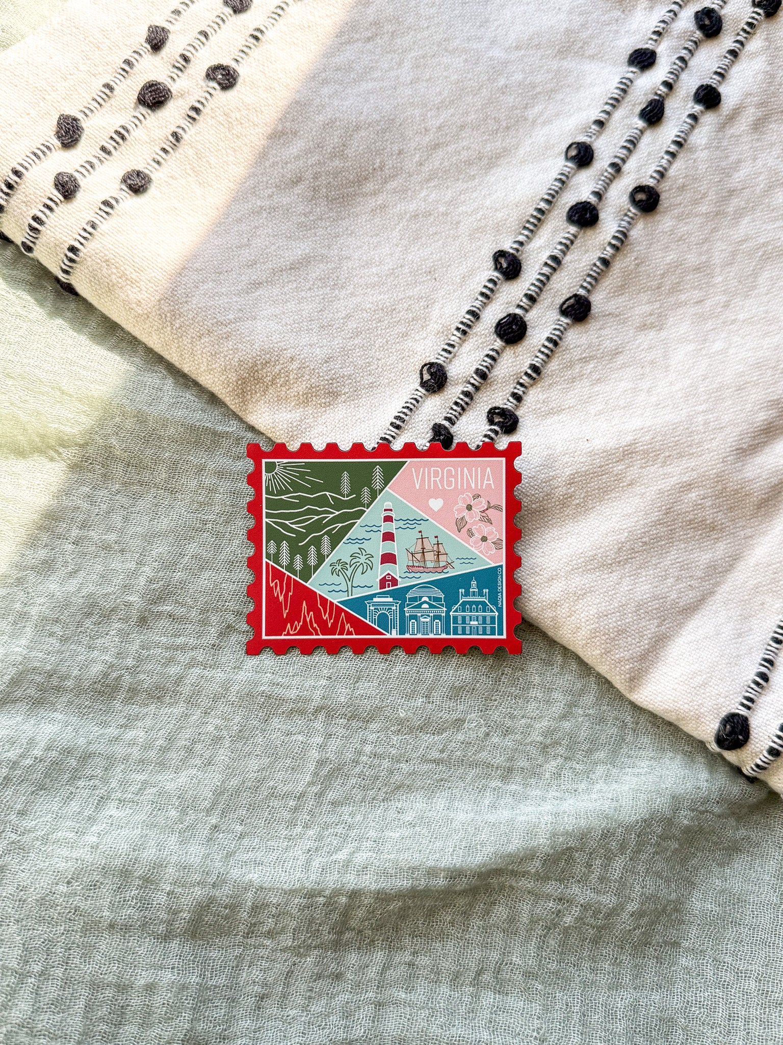 Virginia Stamp Magnet