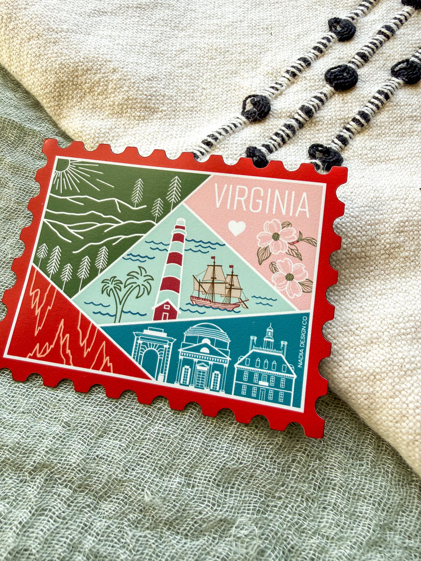 Virginia Stamp Magnet