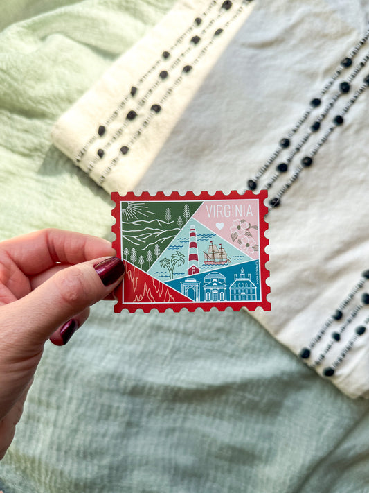 Virginia Stamp Magnet