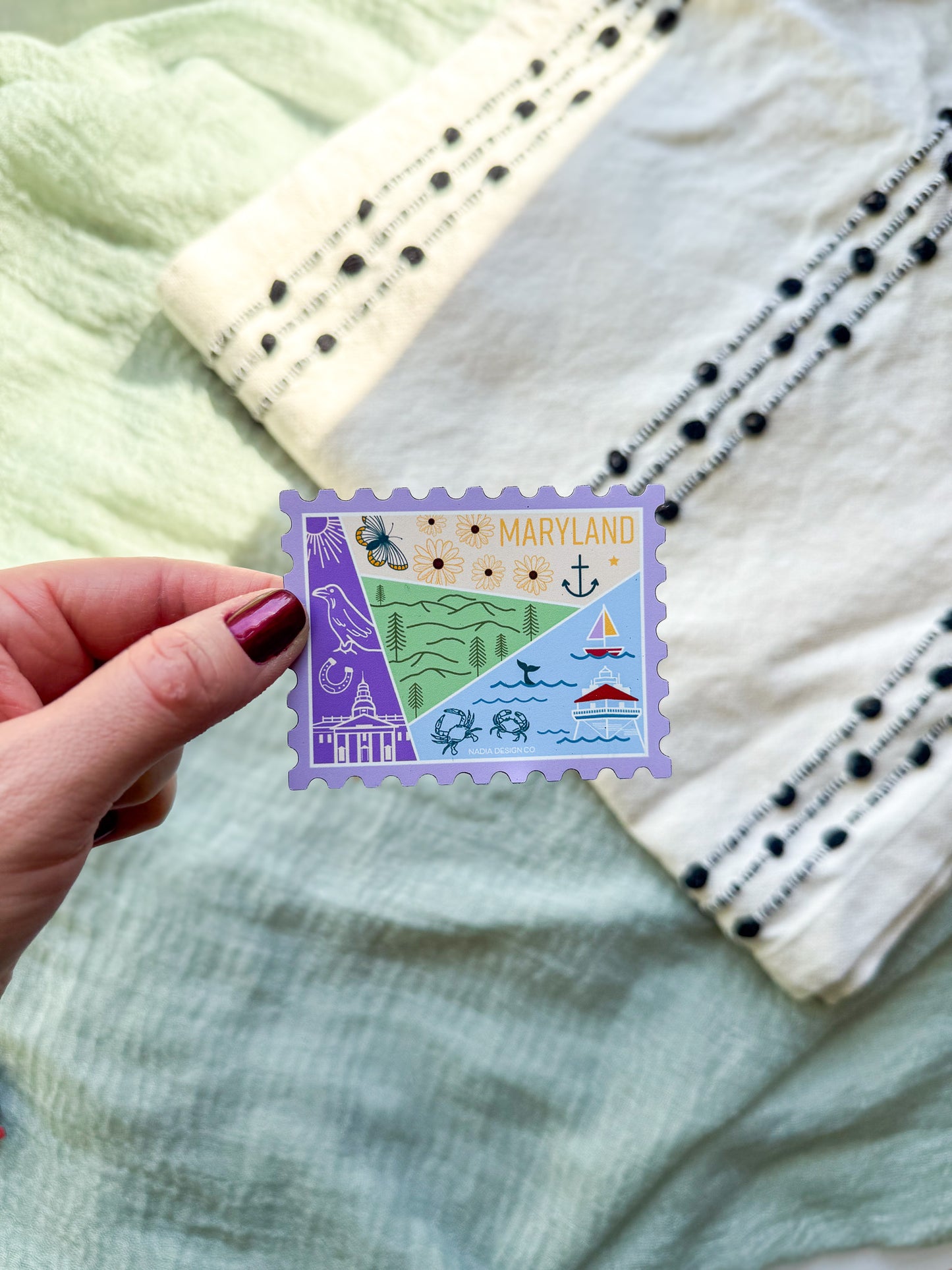 Maryland Stamp Magnet