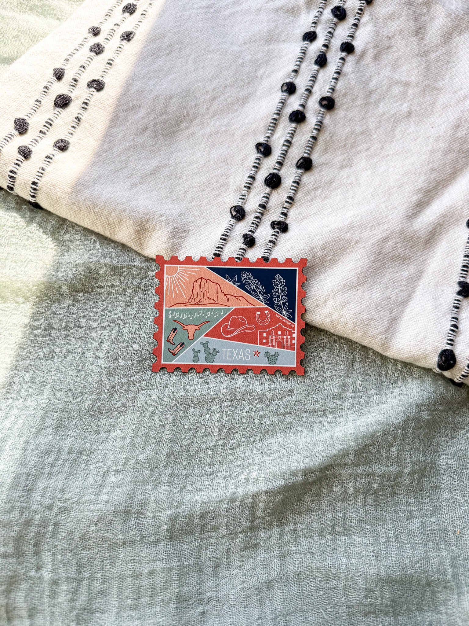 Texas Stamp Magnet