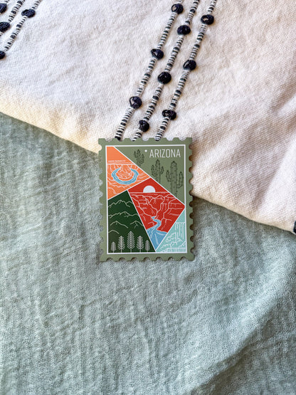 Arizona Stamp Magnet