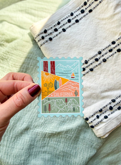 California Stamp Magnet